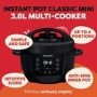 Instant Pot 140-8000-01-UK Classic Mini 3.8L 7-in-1 Multi Cooker – Fast & Easy One-Pot Meals