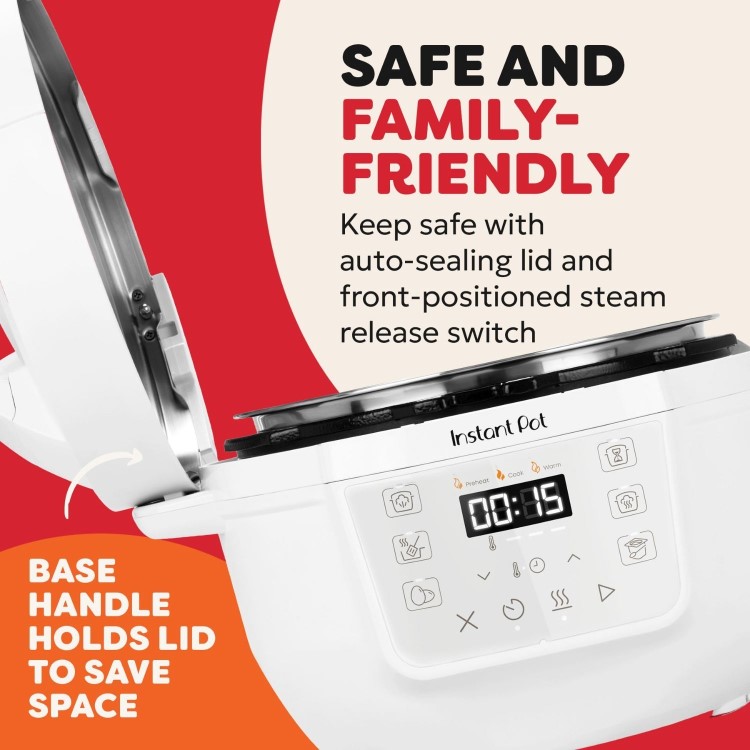 Instant Pot 140-8008-01-UK Duo Mini 3.8L 7-in-1 Multi Cooker – Quick & Easy Meals