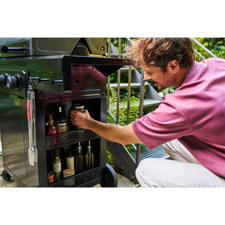 Char-Broil Essential 3G - 3 Burner Gas BBQ Grill - Black