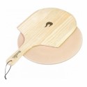 140513 Char-Broil Pizza Stone Kit - With Ceramic Stone & Wooden Peel