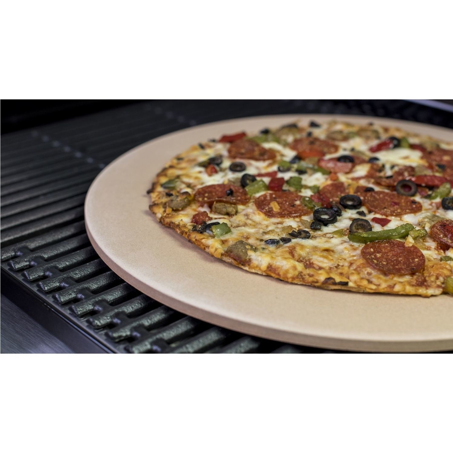 Pit Boss 15 Inch Pizza Stone - For Wood Pellet Grills & Ovens