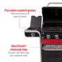 Refurbished Char-Broil Gas2Coal 330 Dual Fuel BBQ - 3 Burner Gas & Charcoal Grill with Side Burner