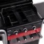 Refurbished Char-Broil Gas2Coal 330 Dual Fuel BBQ - 3 Burner Gas & Charcoal Grill with Side Burner