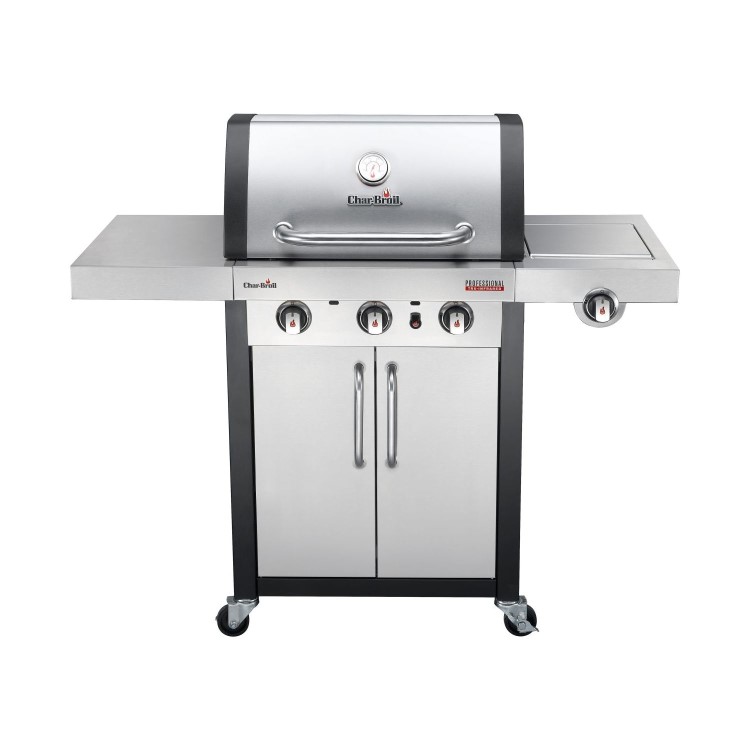 Refurbished Char-Broil Professional Series 3400S Gas BBQ Grill in Stainless Steel