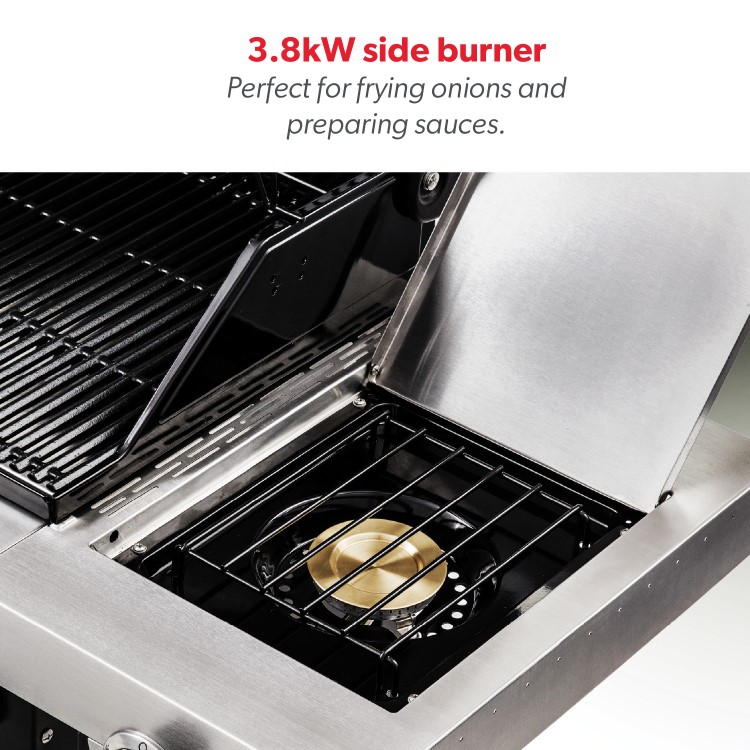 Refurbished Char-Broil Professional Series 3400S Gas BBQ Grill in Stainless Steel