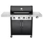 Char-Broil Professional Series 4400B - 4 Burner Gas BBQ Grill with Side Burner - Black