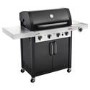 Char-Broil Professional Series 4400B - 4 Burner Gas BBQ Grill with Side Burner - Black