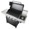 Char-Broil Professional Series 4400B - 4 Burner Gas BBQ Grill with Side Burner - Black