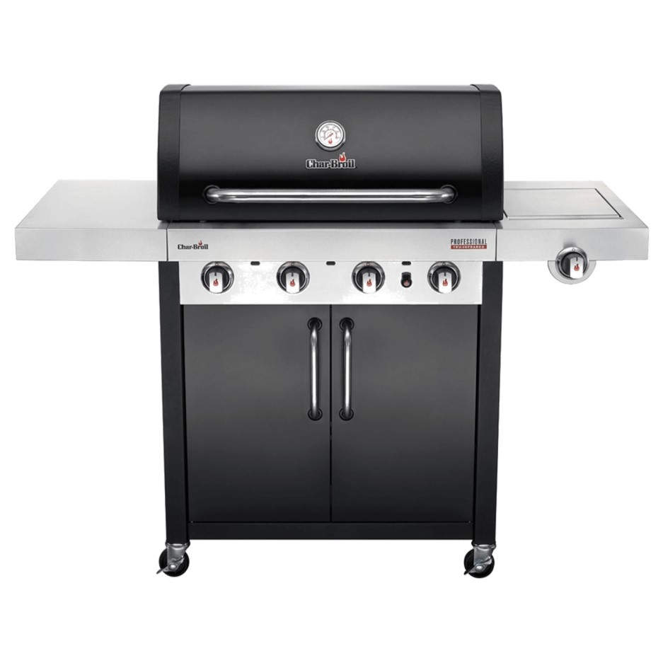 CharBroil Professional Series 4400B 4 Burner Gas BBQ with Side