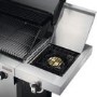 Char-Broil Professional Series 4400S - 4 Burner Gas BBQ Grill with Side Burner - Stainless Steel
