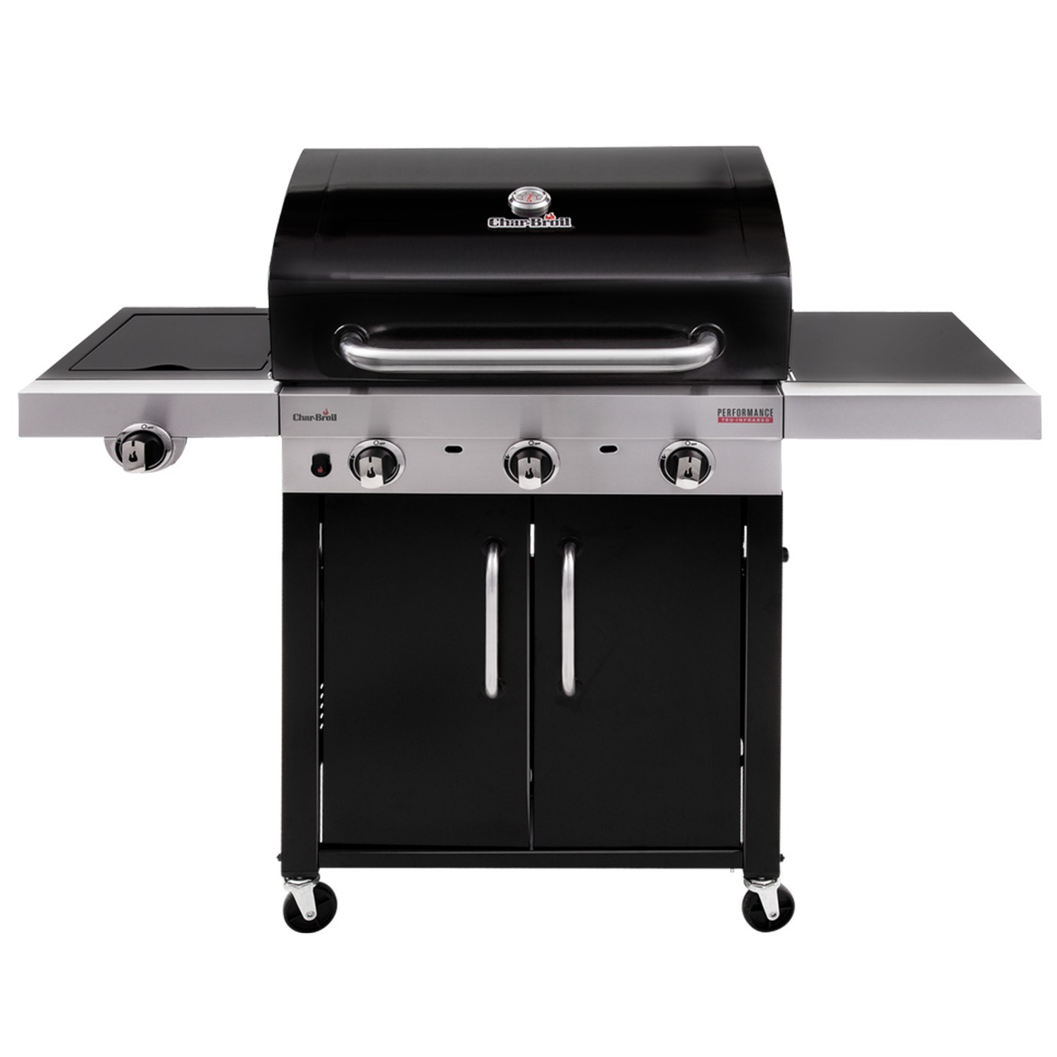 Char-Broil Performance Series 340B - 3 Burner Gas BBQ Grill with Side Burner - Black