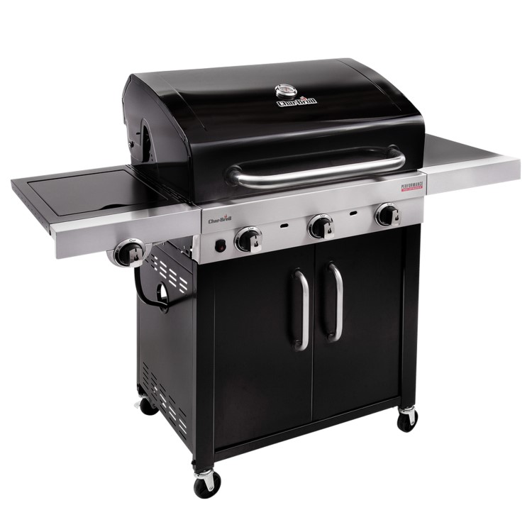 Char-Broil Performance Series 340B - 3 Burner Gas BBQ Grill with Side Burner - Black