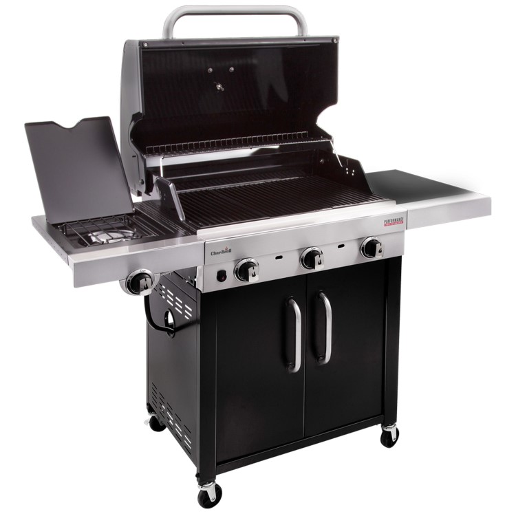 Char-Broil Performance Series 340B - 3 Burner Gas BBQ Grill with Side Burner - Black