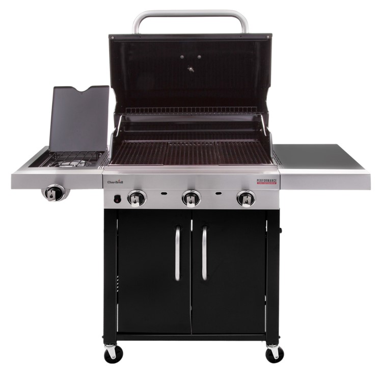 Char-Broil Performance Series 340B - 3 Burner Gas BBQ Grill with Side Burner - Black