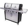 Char-Broil Professional 4600 Double Header - 4 Burner BBQ Grill with Side Burner - Stainless Steel