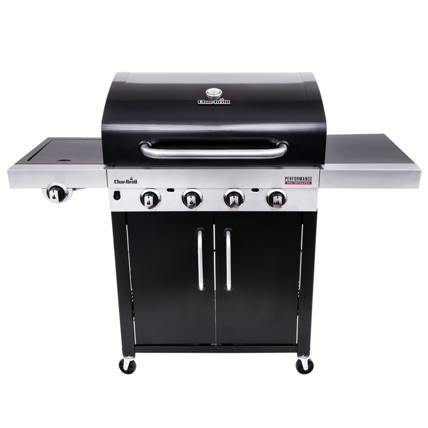 Char-Broil Performance Series 440B - 4 Burner Gas BBQ Grill with Side Burner - Black