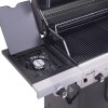 Refurbished Char-Broil Performance Series 440B - 4 Burner Gas BBQ Grill with Side Burner - Black