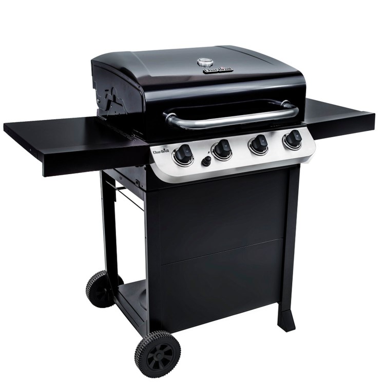 Refurbished Char-Broil Convective 410B - 4 Burner Gas BBQ Grill - Black