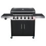 Char-Broil Convective Series 640 B XL - 6 Burner Gas BBQ Grill with Side Burner - Black