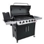 Refurbished Char-Broil Convective Series 640 B XL - 6 Burner Gas BBQ Grill with Side Burner - Black