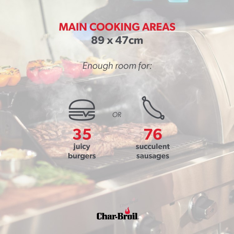 Refurbished Char-Broil Convective Series 640 B XL - 6 Burner Gas Grill