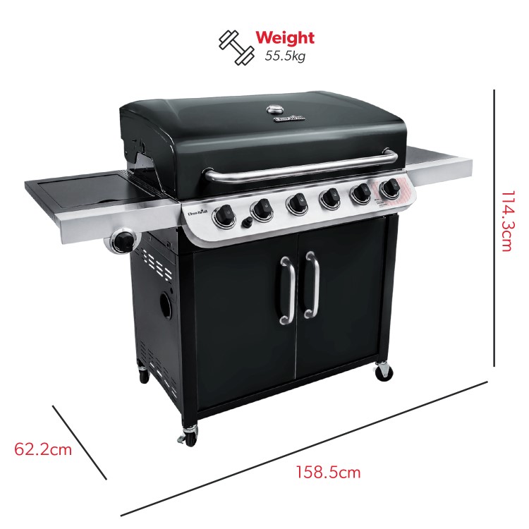 Refurbished Char-Broil Convective Series 640 B XL - 6 Burner Gas Grill