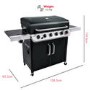 Refurbished Char-Broil Convective Series 640 B XL - 6 Burner Gas Grill