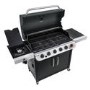 Refurbished Char-Broil Convective Series 640 B XL - 6 Burner Gas BBQ Grill with Side Burner - Black