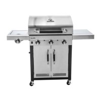 GRADE A2 - Char-Broil Advantage Series 345S - 3 Burner Gas BBQ with Side Burner