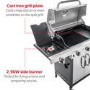 GRADE A2 - Char-Broil Advantage Series 345S - 3 Burner Gas BBQ with Side Burner