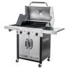Char-Broil Advantage Series 345S - 3 Burner Gas BBQ Grill with Side Burner - Stainless Steel