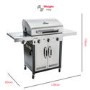 GRADE A2 - Char-Broil Advantage Series 345S - 3 Burner Gas BBQ with Side Burner