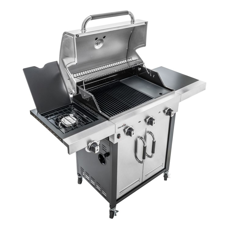 GRADE A2 - Char-Broil Advantage Series 345S - 3 Burner Gas BBQ with Side Burner