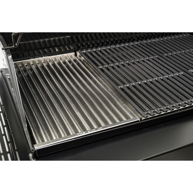 Refurbished Char-Broil Professional Series Ultimate Black Edition 3500 - 3 Burner BBQ with Side Burner