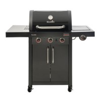 Refurbished Char-Broil Professional Series Ultimate Black Edition 3500 - 3 Burner BBQ with Side Burner
