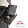 Refurbished Char-Broil Professional Series Ultimate Black Edition 3500 - 3 Burner BBQ with Side Burner