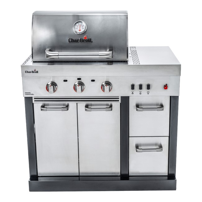 Char-Broil Ultimate 3200 Modular Kitchen - 3 Burner Gas BBQ Grill -  Stainless Steel 140906 | Appliances Direct