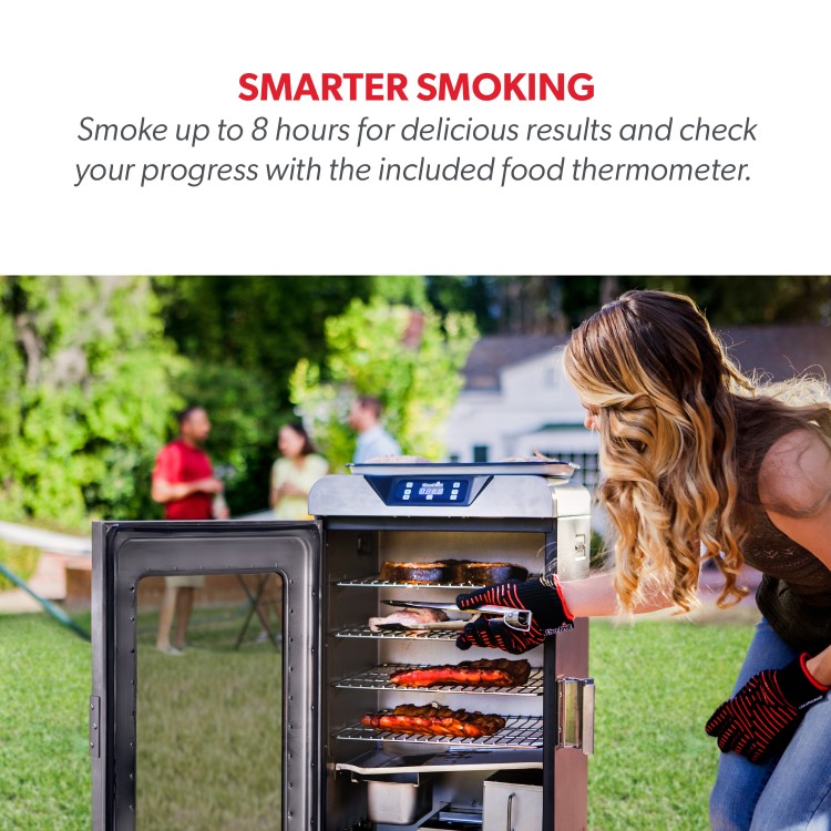 Char-Broil 140908 Digital Smoker II - Electric Smoker BBQ Grill - Stainless Steel      