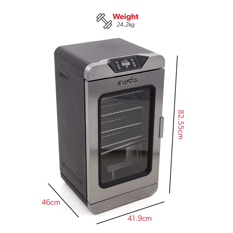Char-Broil 140908 Digital Smoker II - Electric Smoker BBQ Grill - Stainless Steel      
