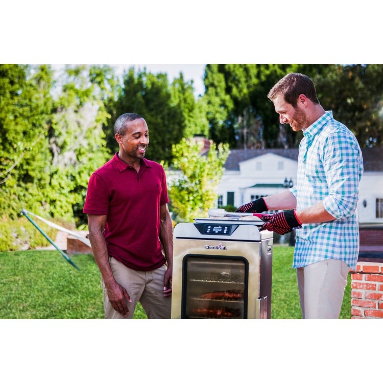 Char-Broil 140908 Digital Smoker II - Electric Smoker BBQ Grill - Stainless Steel      