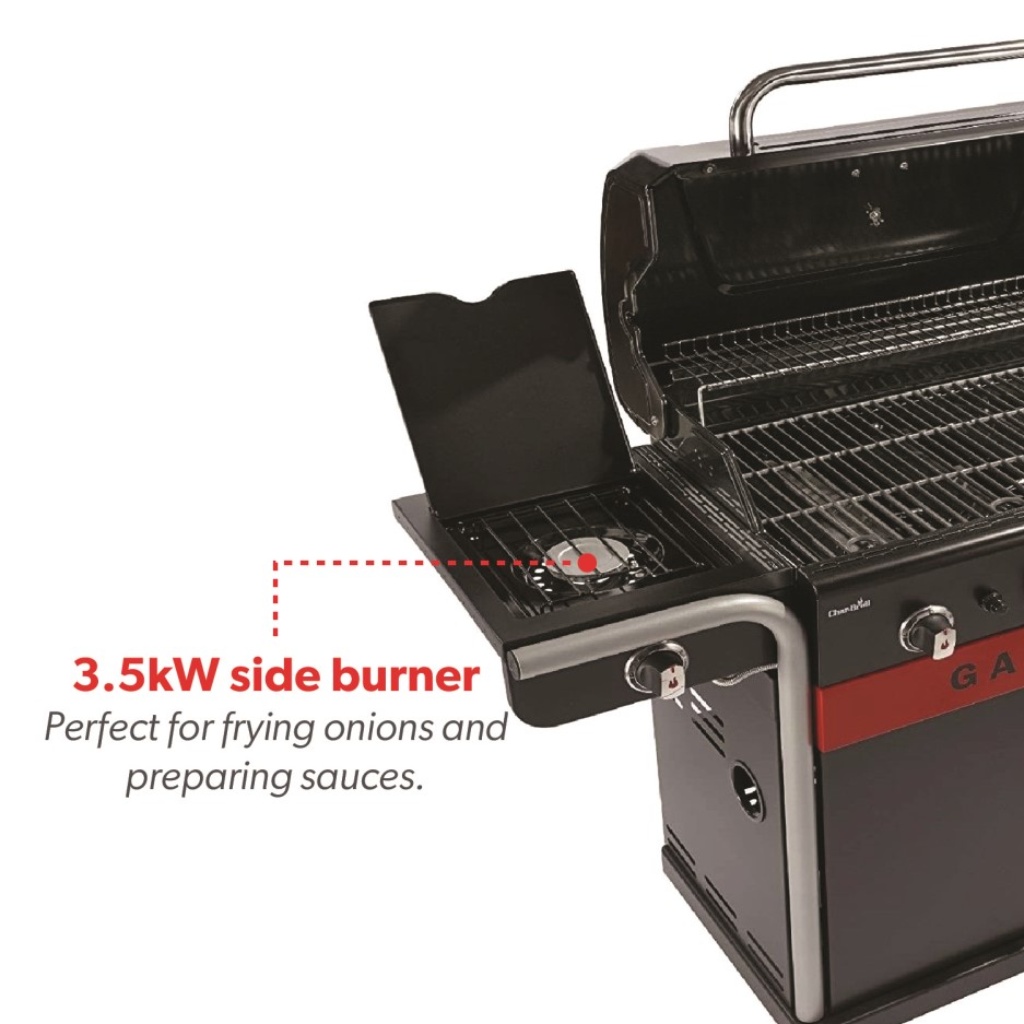 CharBroil Gas2Coal 440 Hybrid Grill 4 Burner Gas & Charcoal BBQ