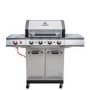 Char-Broil Advantage PRO S 4 - 4 Burner Gas BBQ Grill with Side Burner - Silver