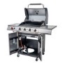 Char-Broil Advantage PRO S 4 - 4 Burner Gas BBQ Grill with Side Burner - Silver