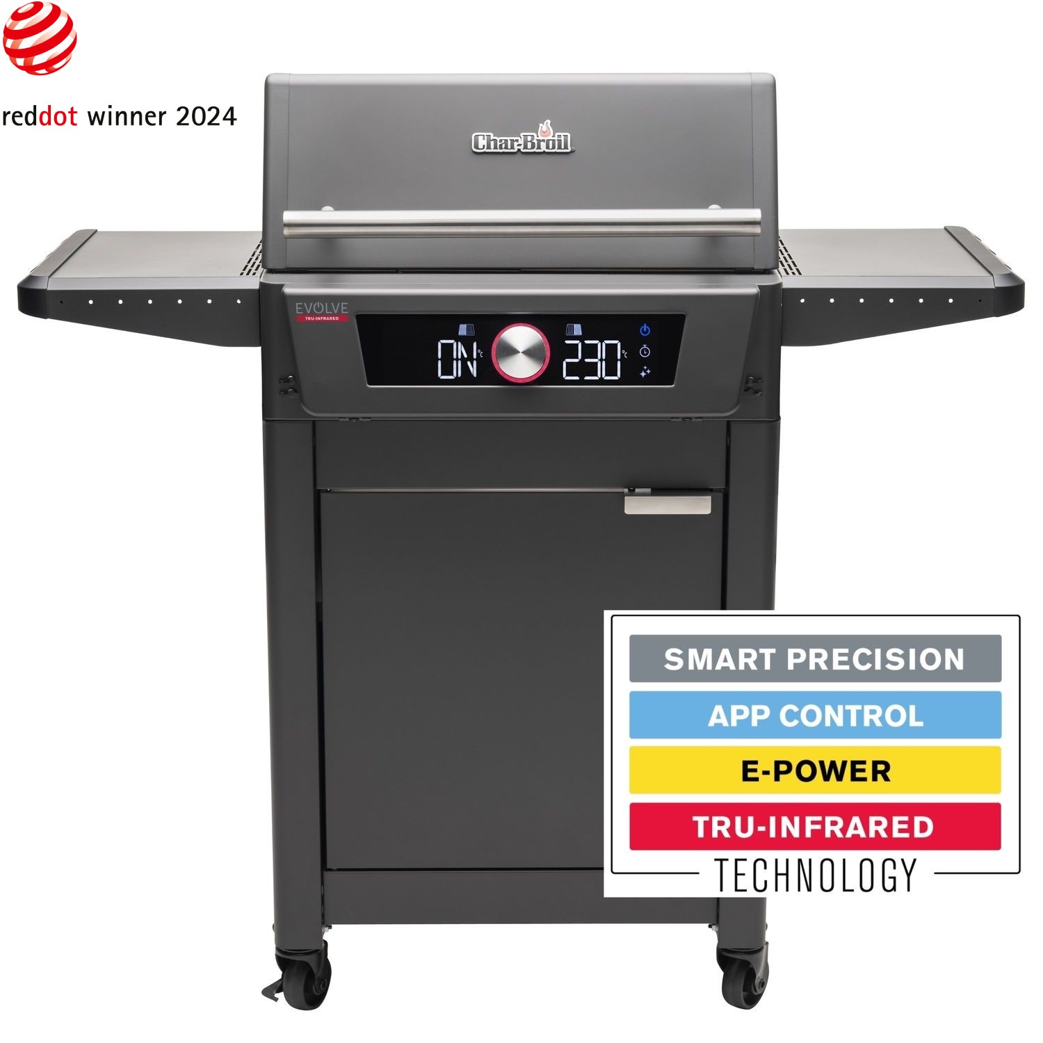 Char-Broil EVOLVE Smart Digital Electric BBQ with App Control - Black