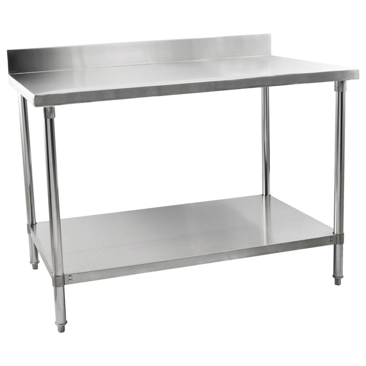 Hamoki IMT-096B - 900mm Wide Stainless Steel Wall Prep Bench With 100mm Upstand 600mm Deep