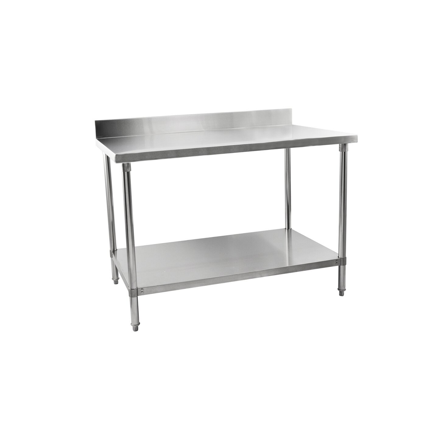 IMT 126B Heavy Duty Stainless Steel Wall Prep Table 1200mm Wide 100mm Upstand 600mm Deep