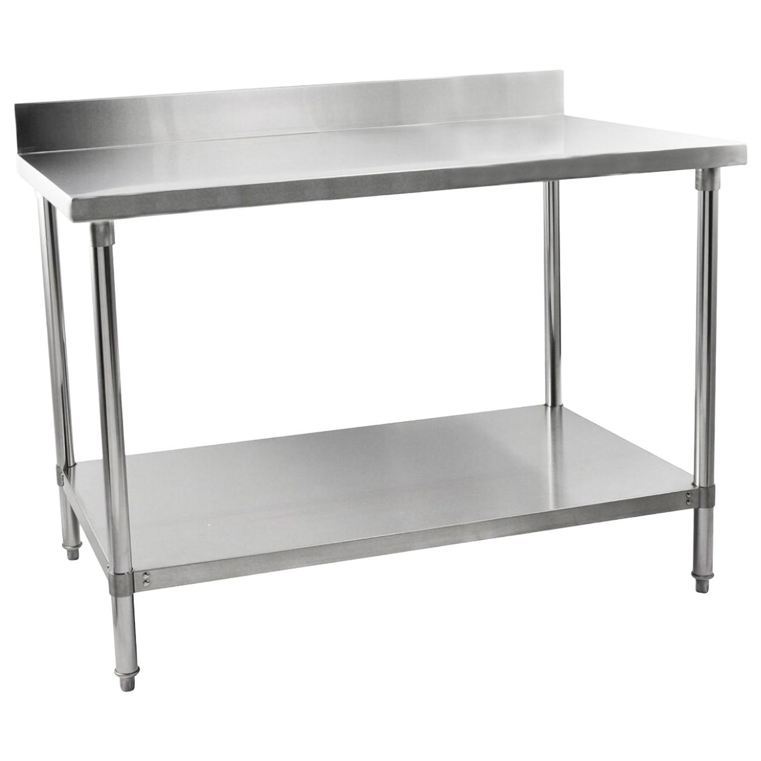 IMT 186B Heavy Duty Stainless Steel Wall Prep Table 1800mm Wide 100mm Upstand 600mm Deep