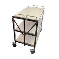 Hamoki FT9050 Commercial Stainless Steel Foldable Trolley 900mm Wide 3 Tier Height