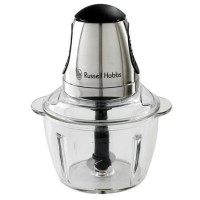 Russell Hobbs 14568 Dec12 Mini Chopper Glass Brush Chrome 200w