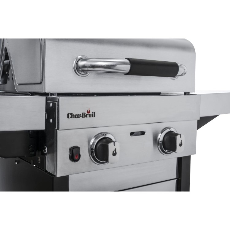 GRADE A2 - Char-Broil Advantage Series 225S Gas BBQ Grill
 in Stainless Steel